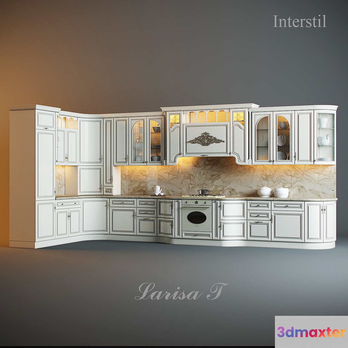 Kitchen Interstyle Larissa T - No.2 3D Max