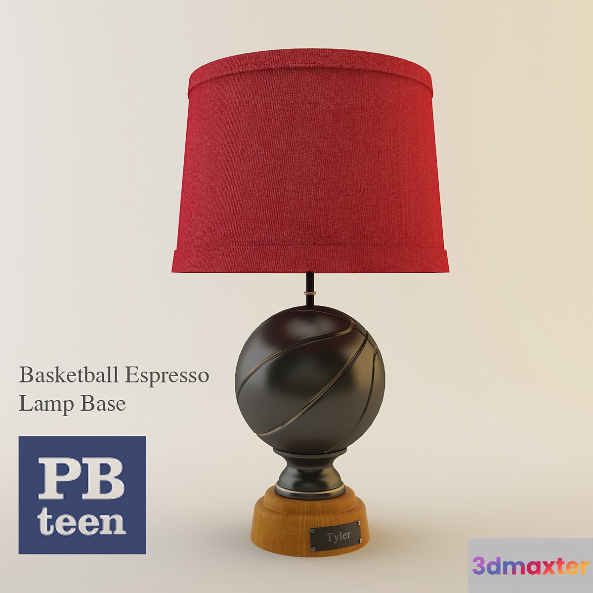 Basketball Espresso Lamp Base 3D Max