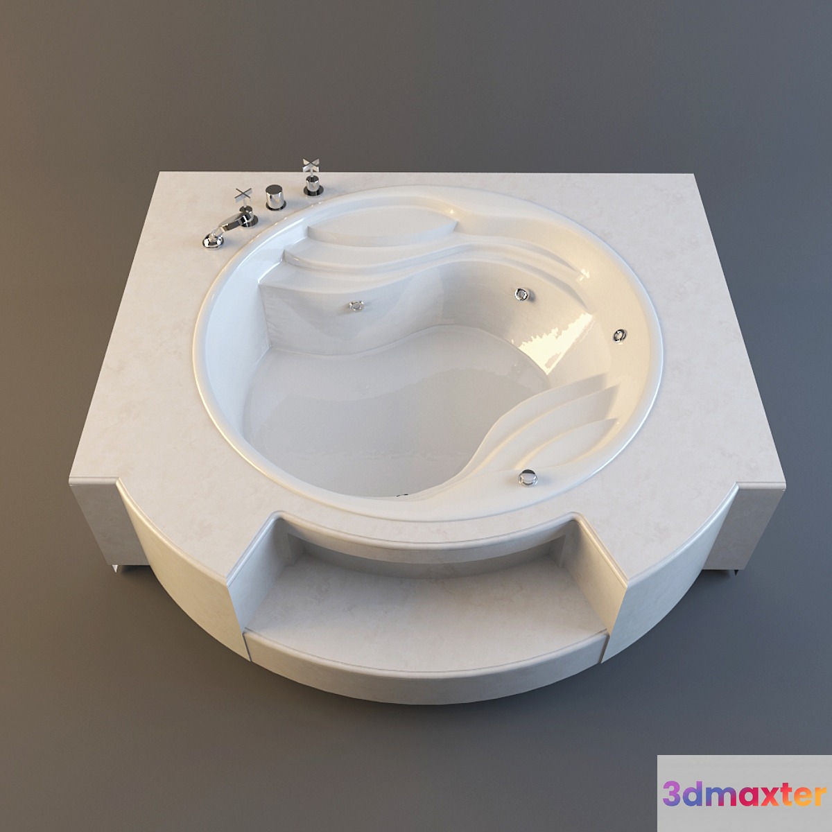 Integrated bath