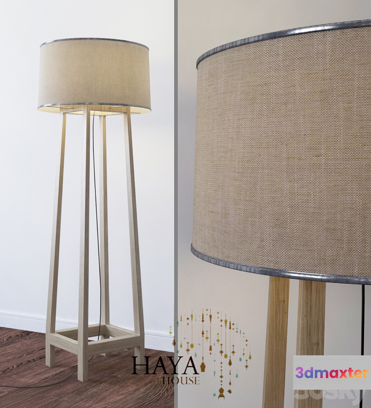 wood lamp Haya - No.2