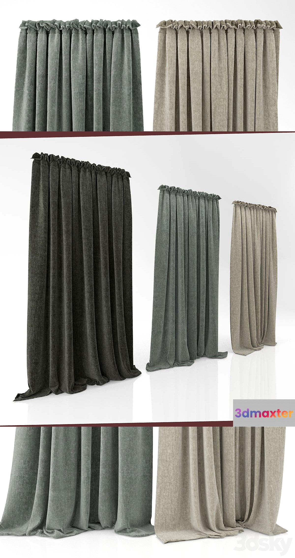 Three curtains 2