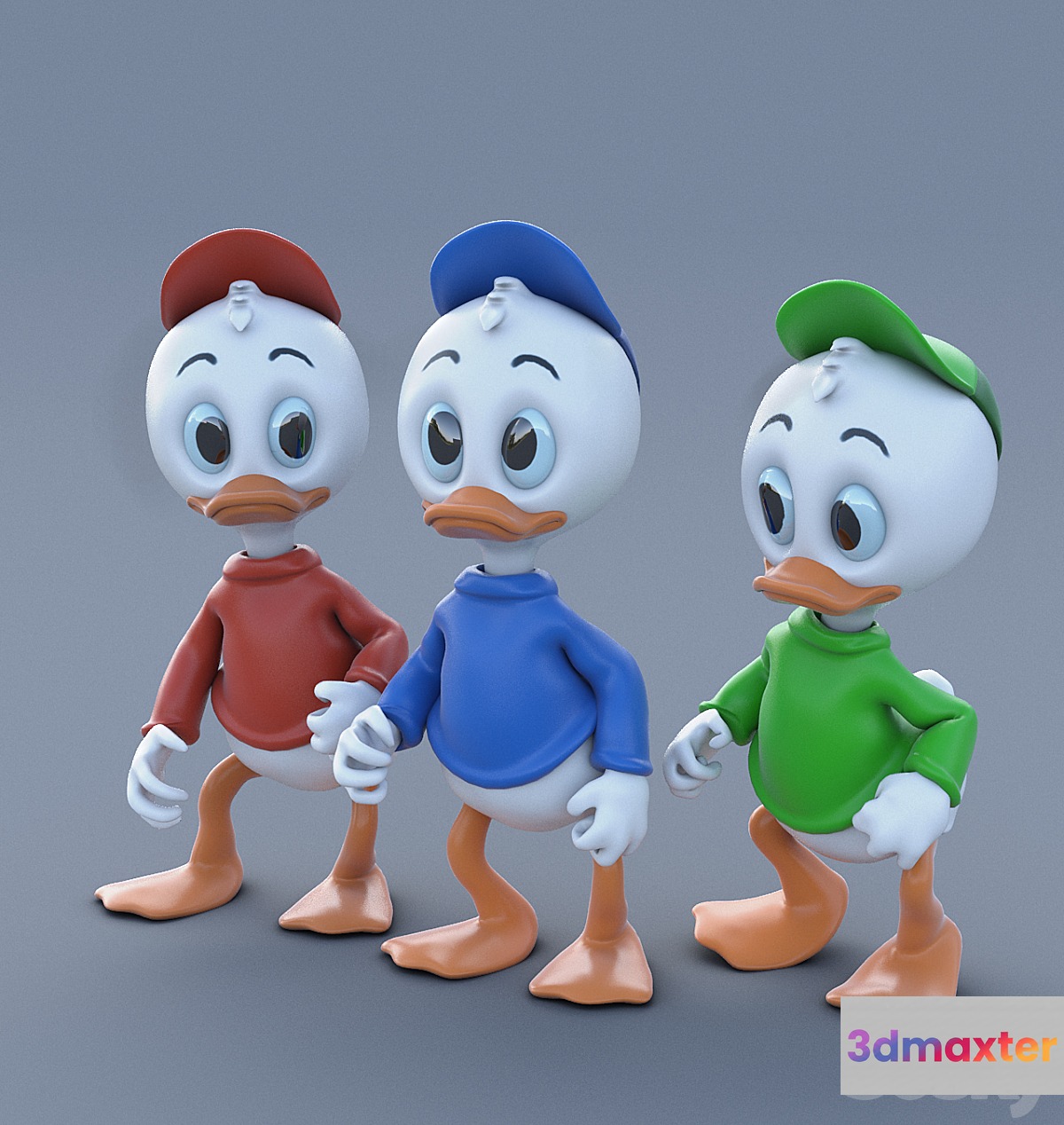 Billy Willy and Dilly 3D Max