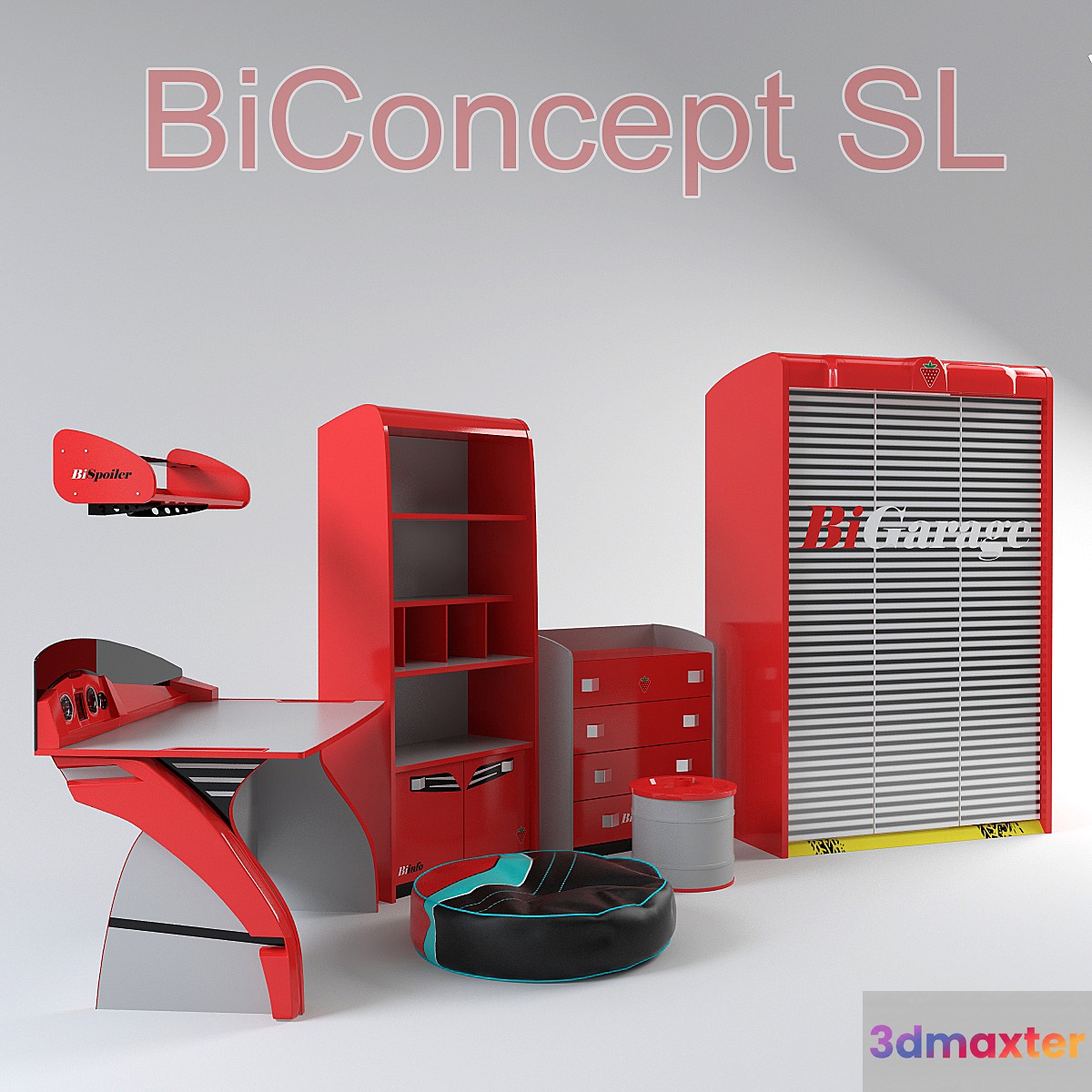 CILEK- BICONCEPT SL (set of children's furniture) 3D Max