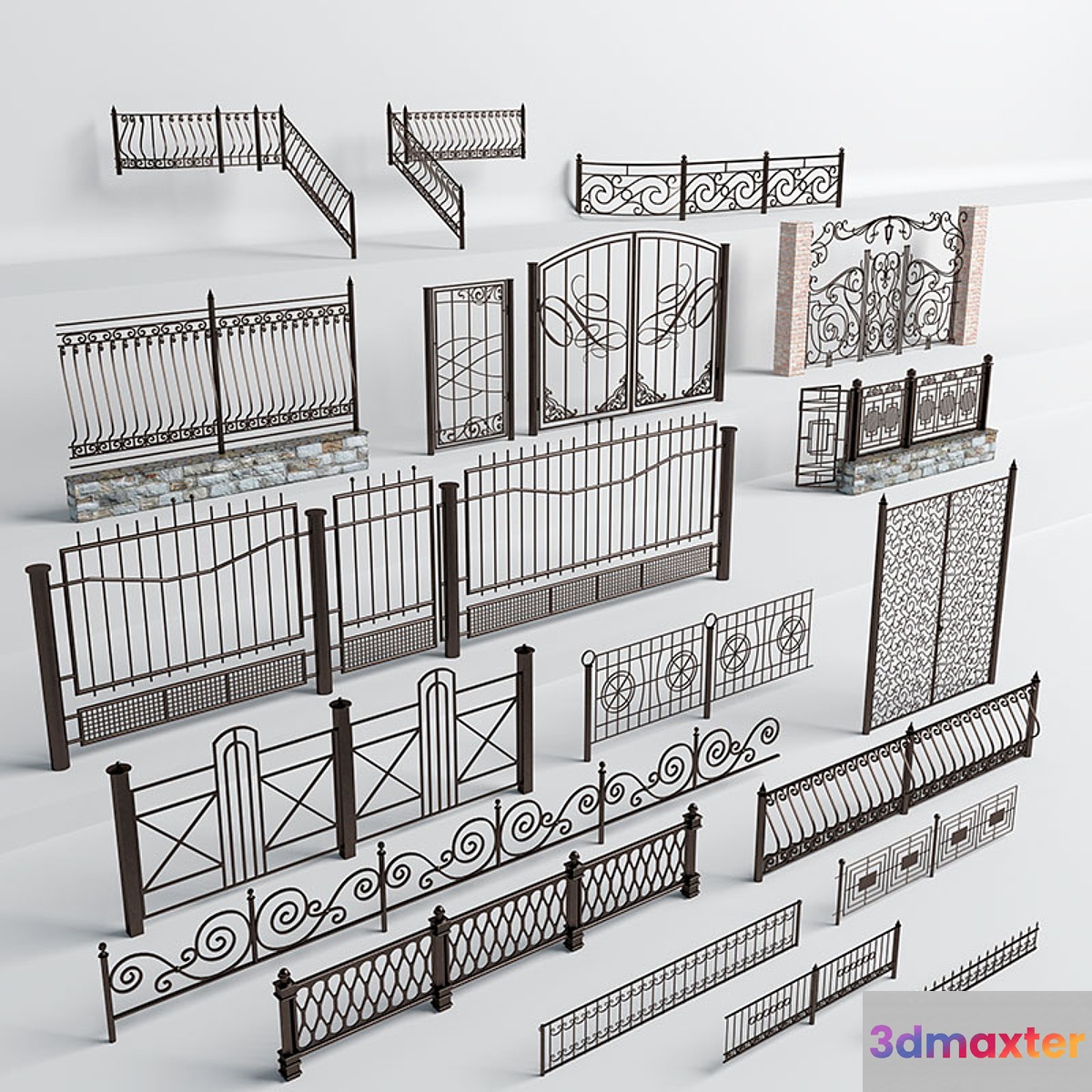 Wrought iron fences - No.2