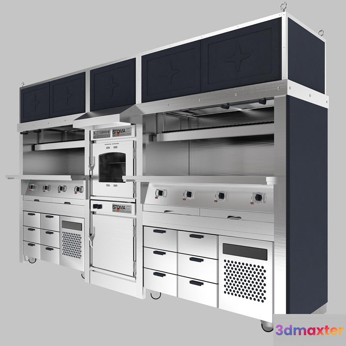 Grill stationary №4 3D Max