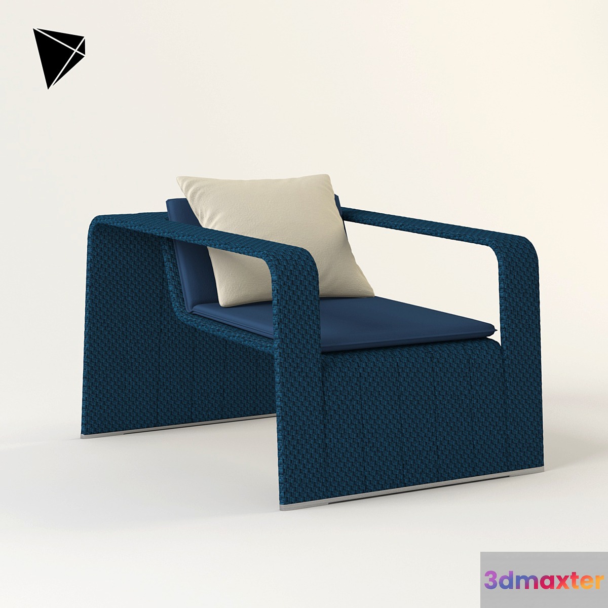 Paola Lenti Frame Arm Chair 3D Max