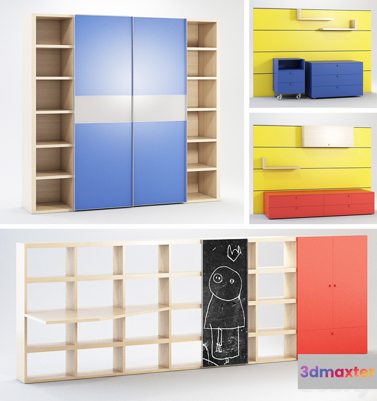 BATTISTELLA set of children's furniture