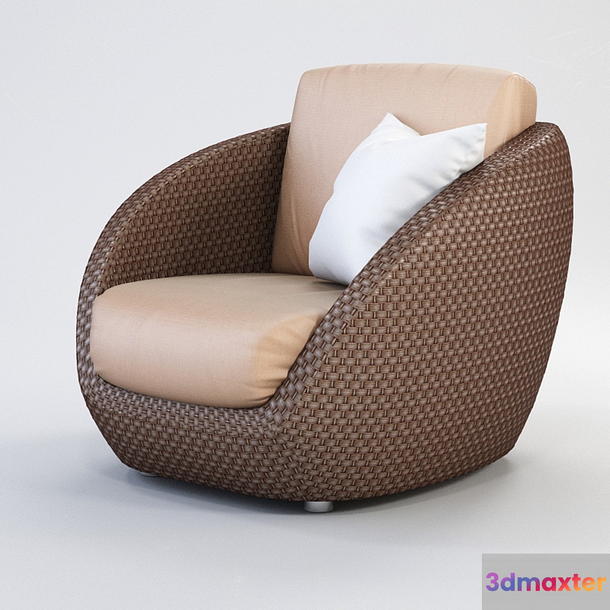 ROBERTI St. Tropez wicker chair 3D Max