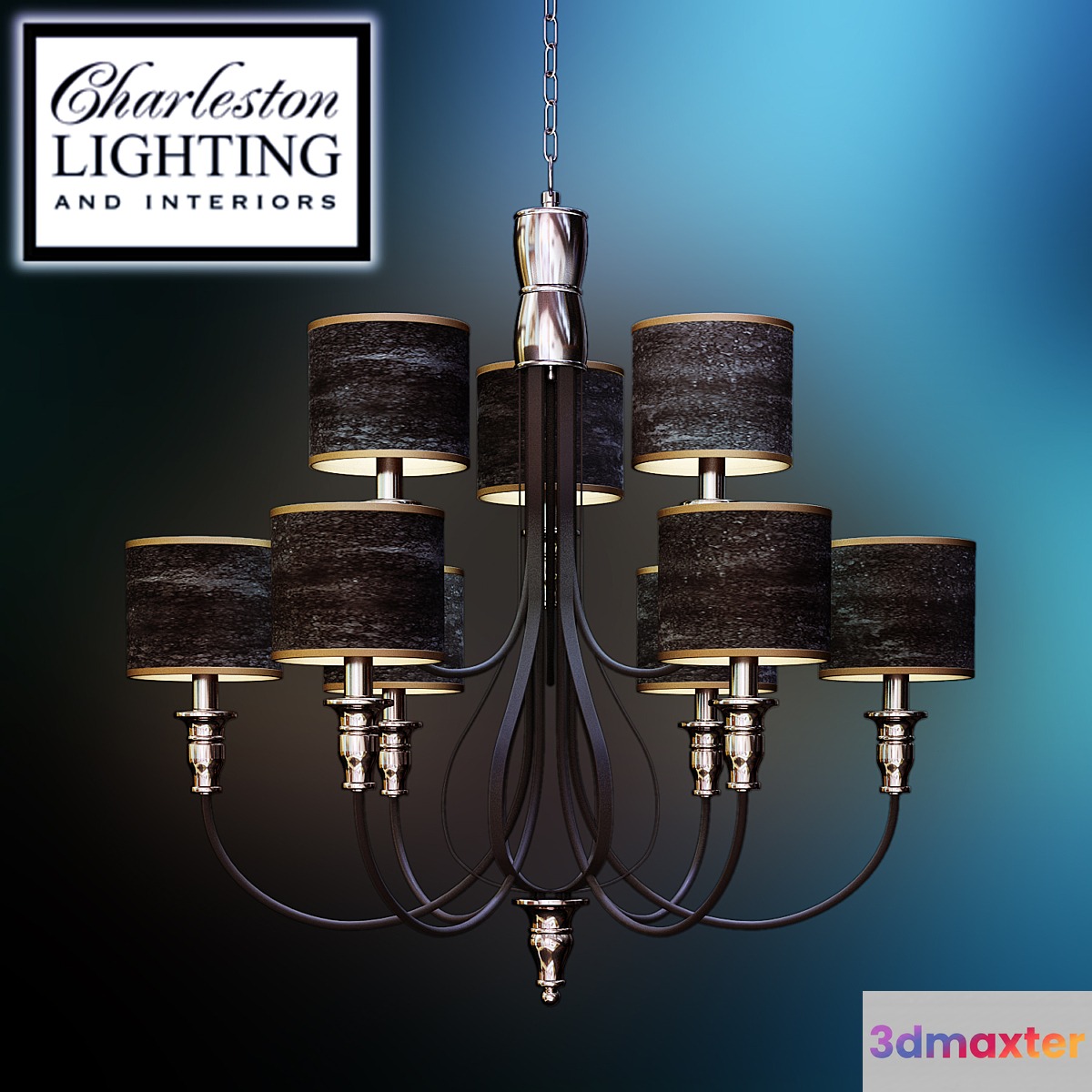 Chandelier _ Charleston lighting _ 008463 3D Max