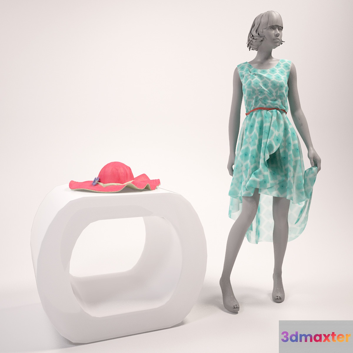 Dress with a hat