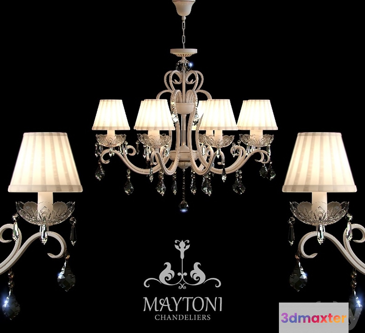 Chandelier Maytoni ARM288-08-G 3D Max