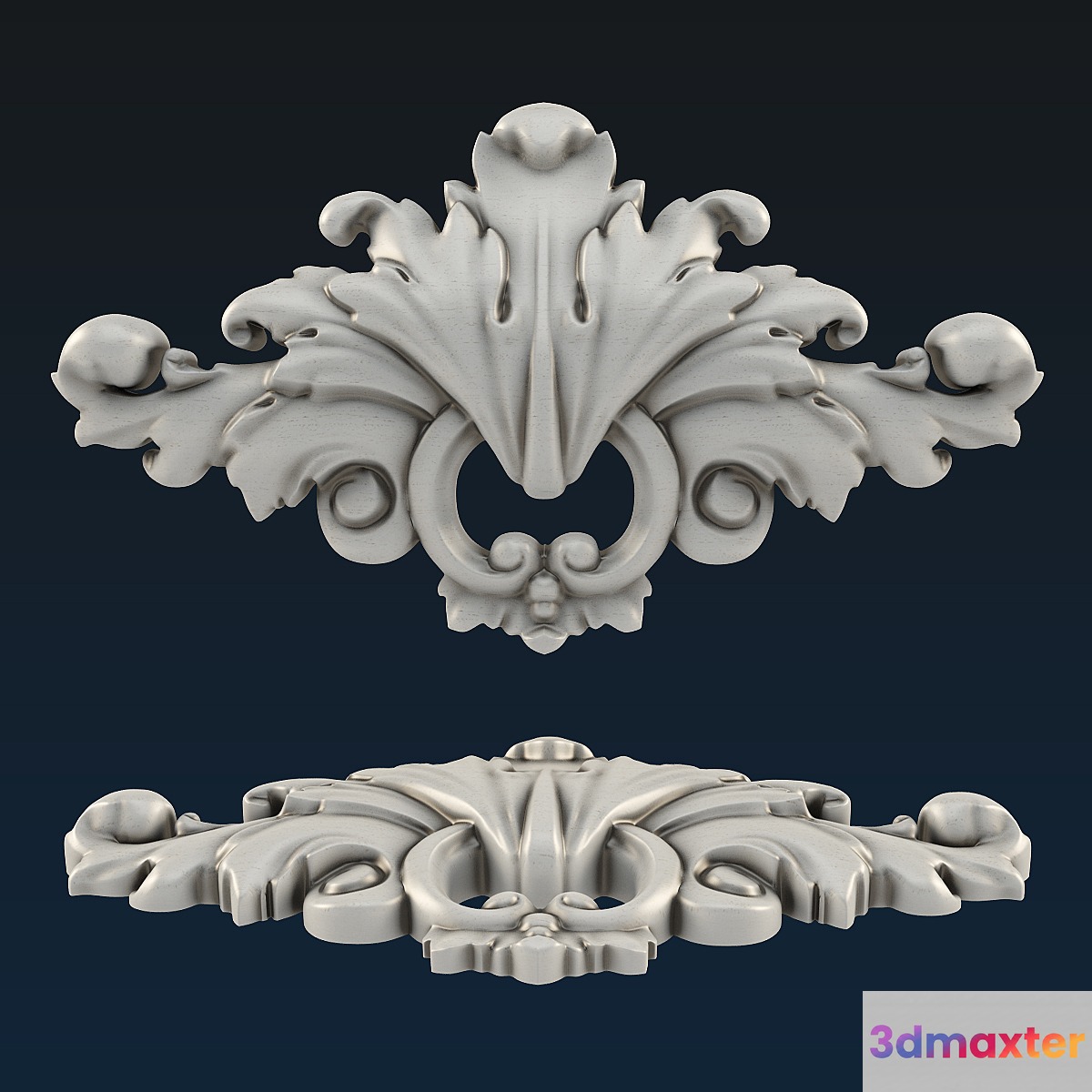 Carved lining 3D Max