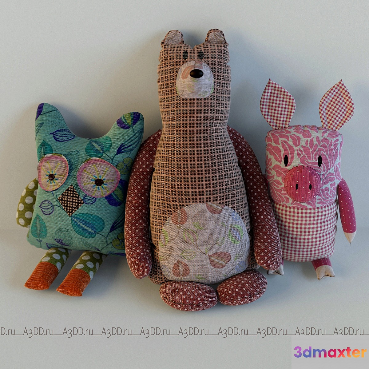 Owl bear pig