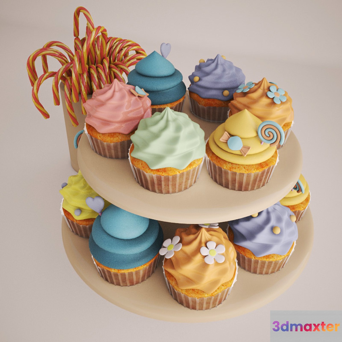 cakes 3D Max