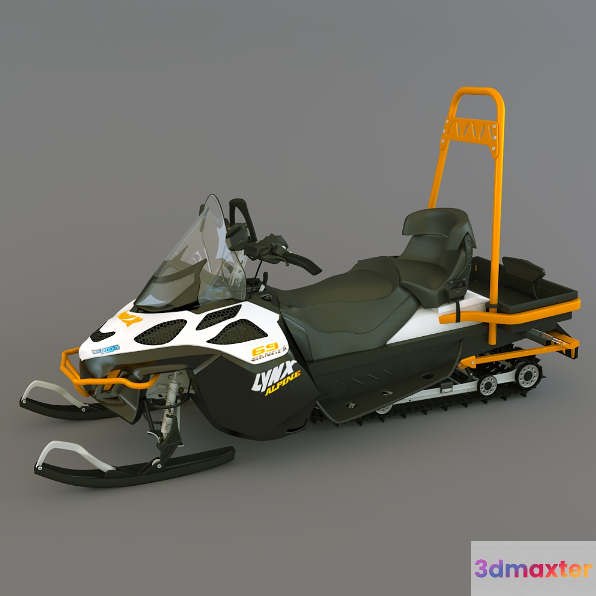 Snowmobile Ranger Alpine 3D Max