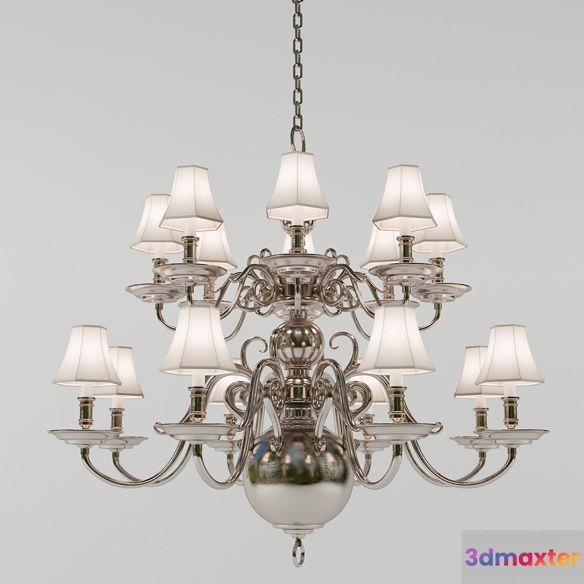 Chandelier Lillianne double tiered chandelier (Circa Lighting). designer Ralph Lauren Home