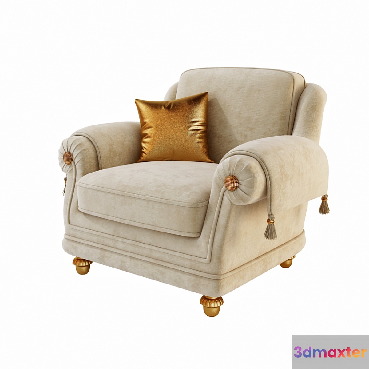 Wheelchair Pigoli 3D Max