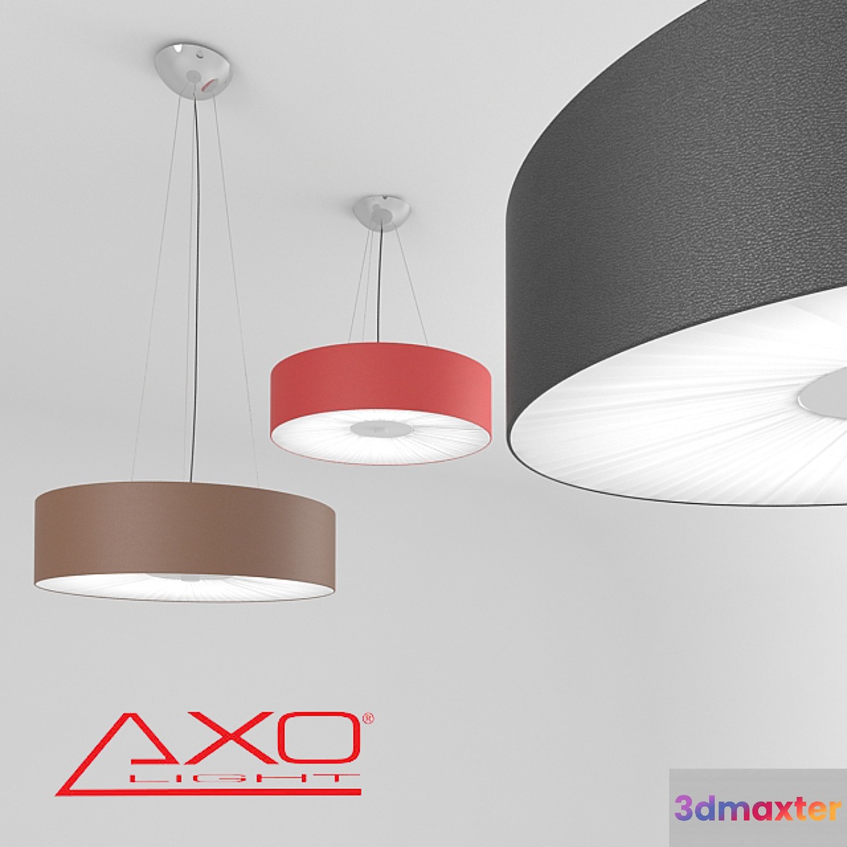 Pendant lamp AXO LIGHT SKIN 3D Max