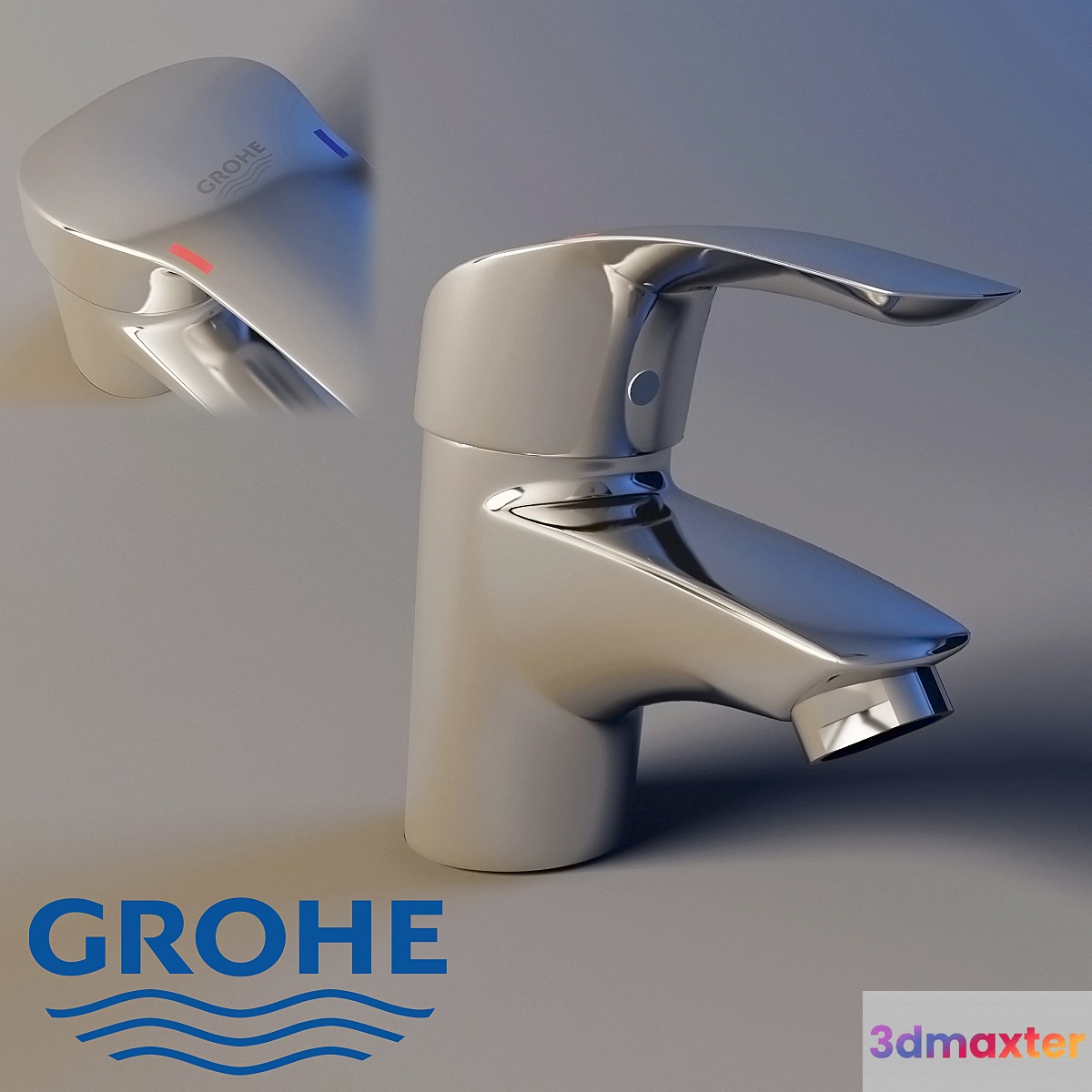 Grohe faucet sink 3D Max
