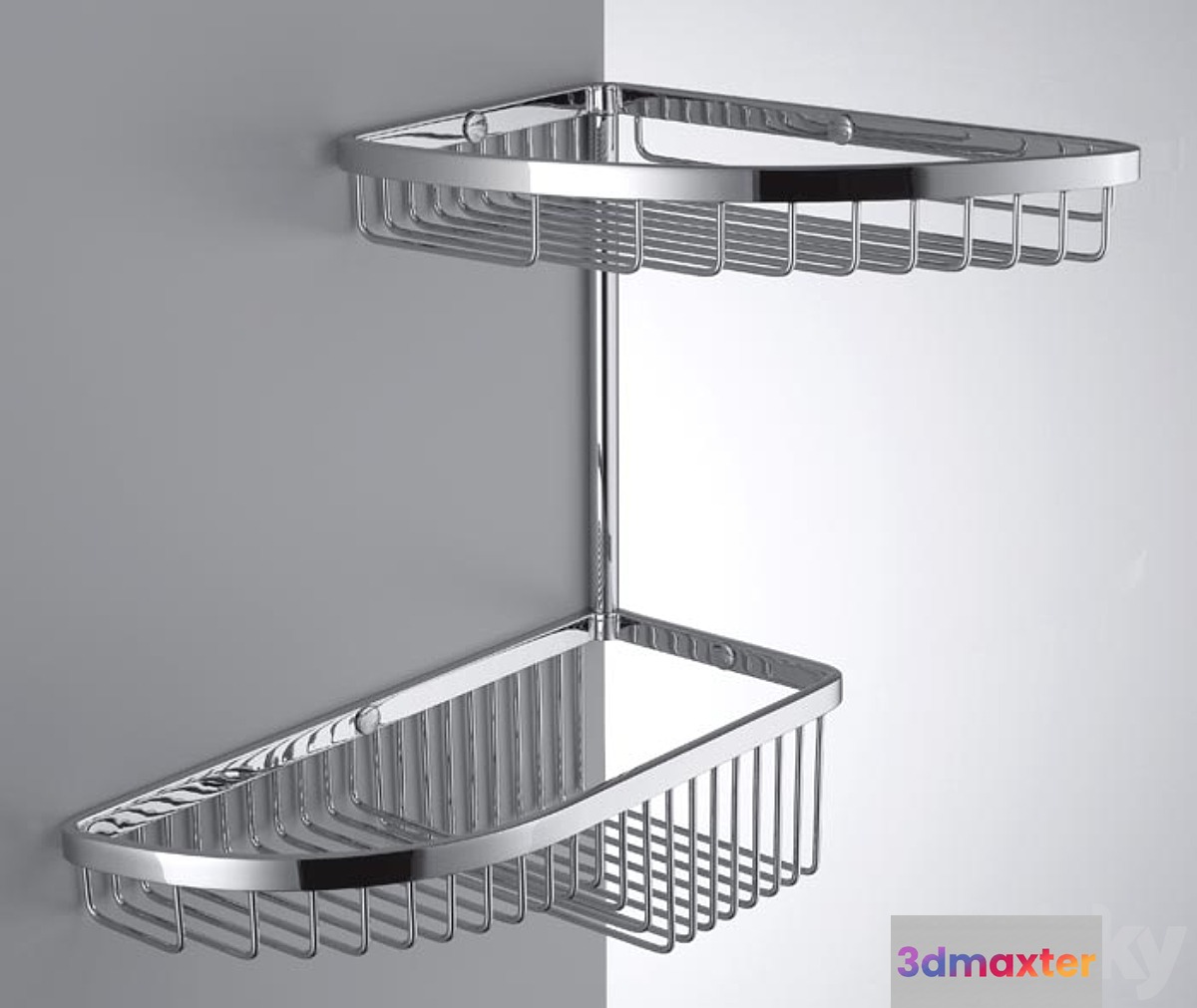 corner shelf for bath Colombo Angolari B9607 3D Max
