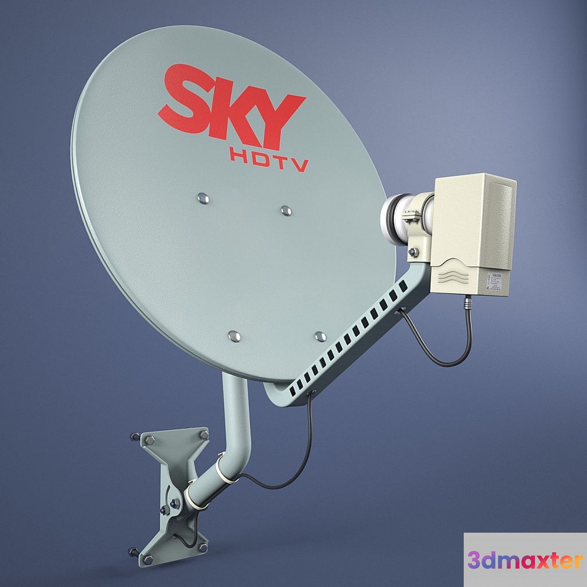 Parabolic antenna sky
