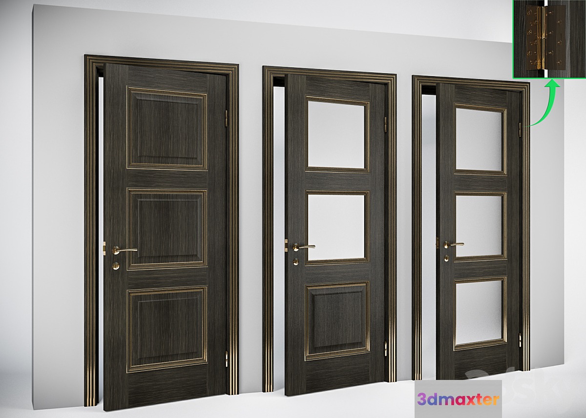 Doors Hales Triest 3D Max