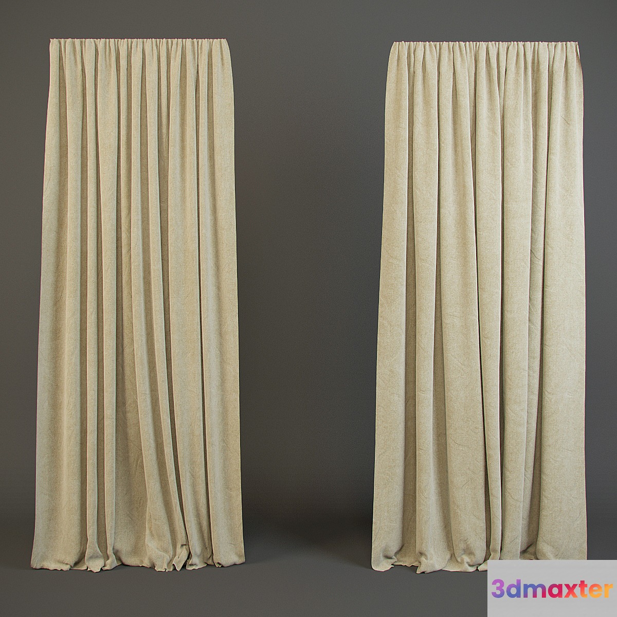 curtains 3D Max