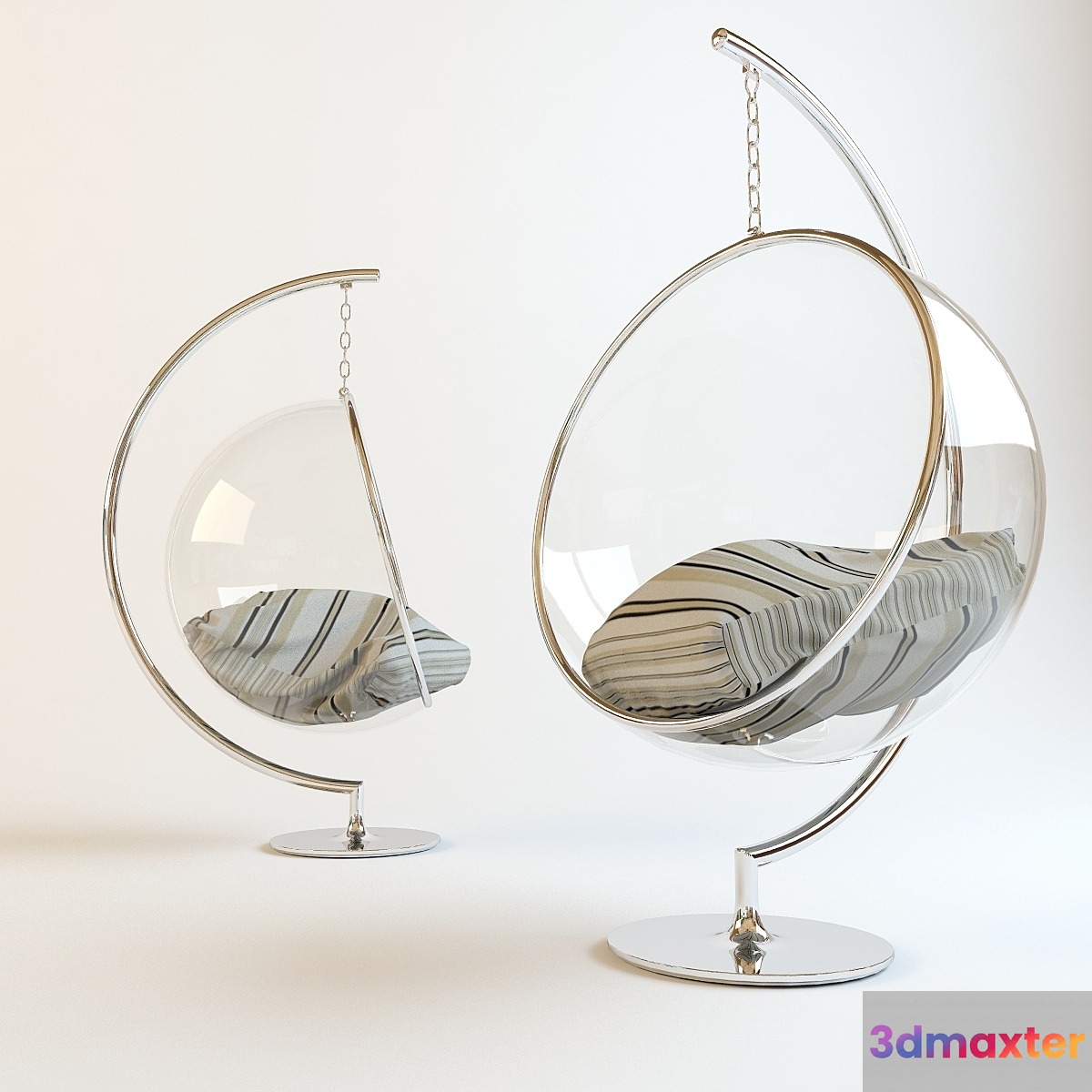 BUBBLE chair on stand - No.2