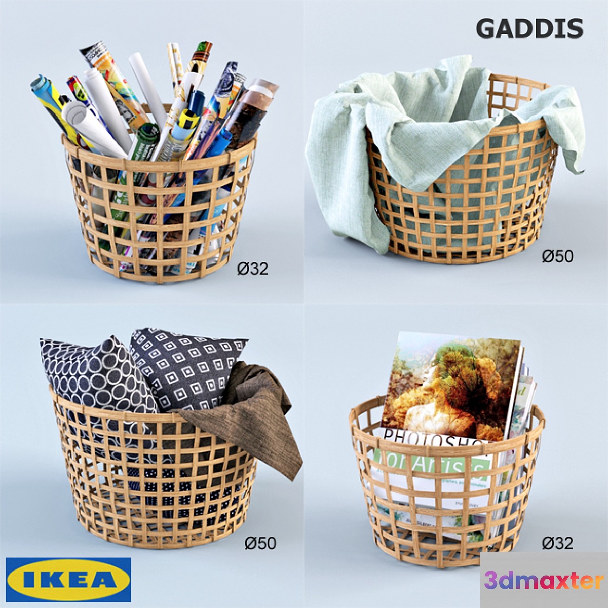 IKEA Gaddis 3D Max