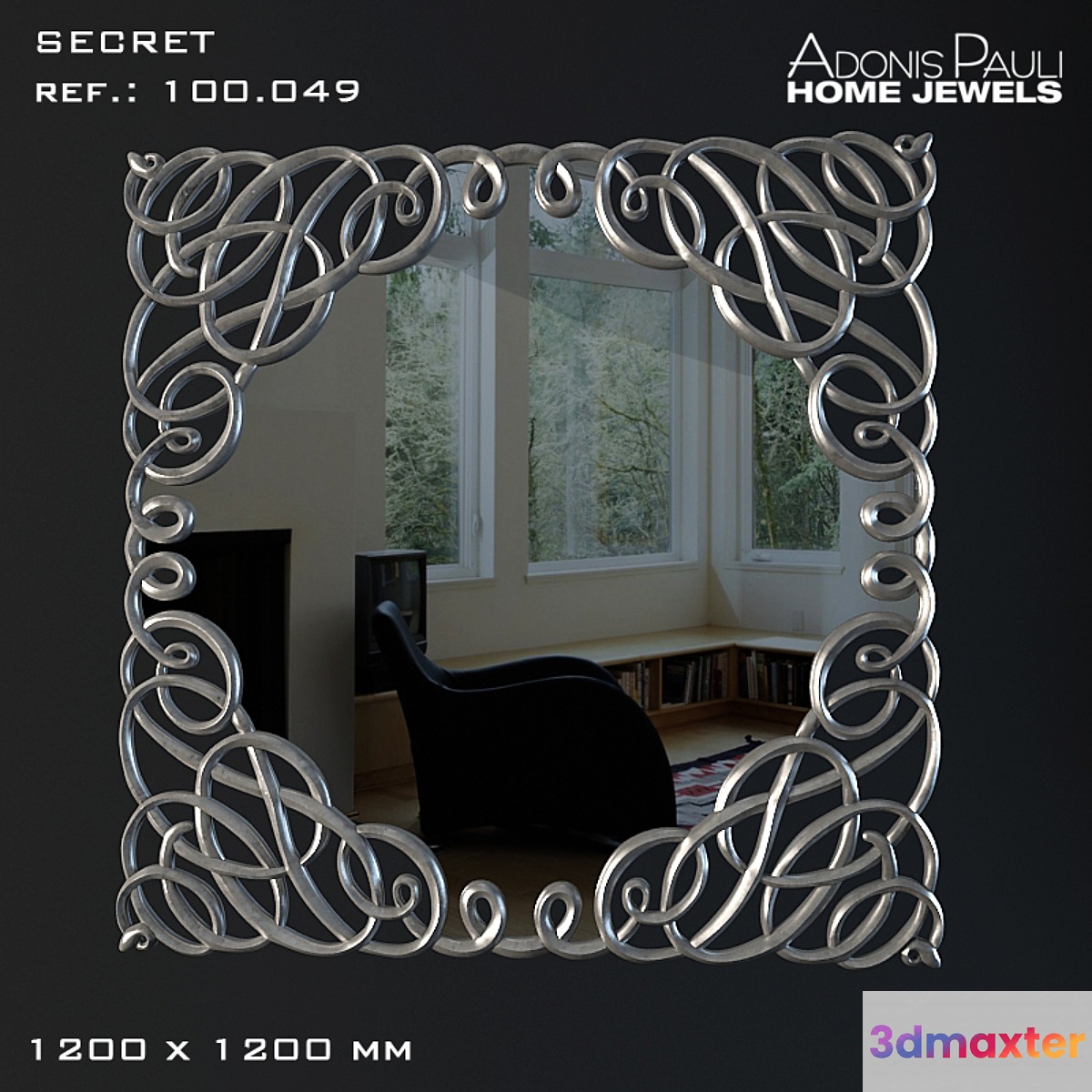 Mirror Adonis Pauli Secret 3D Max