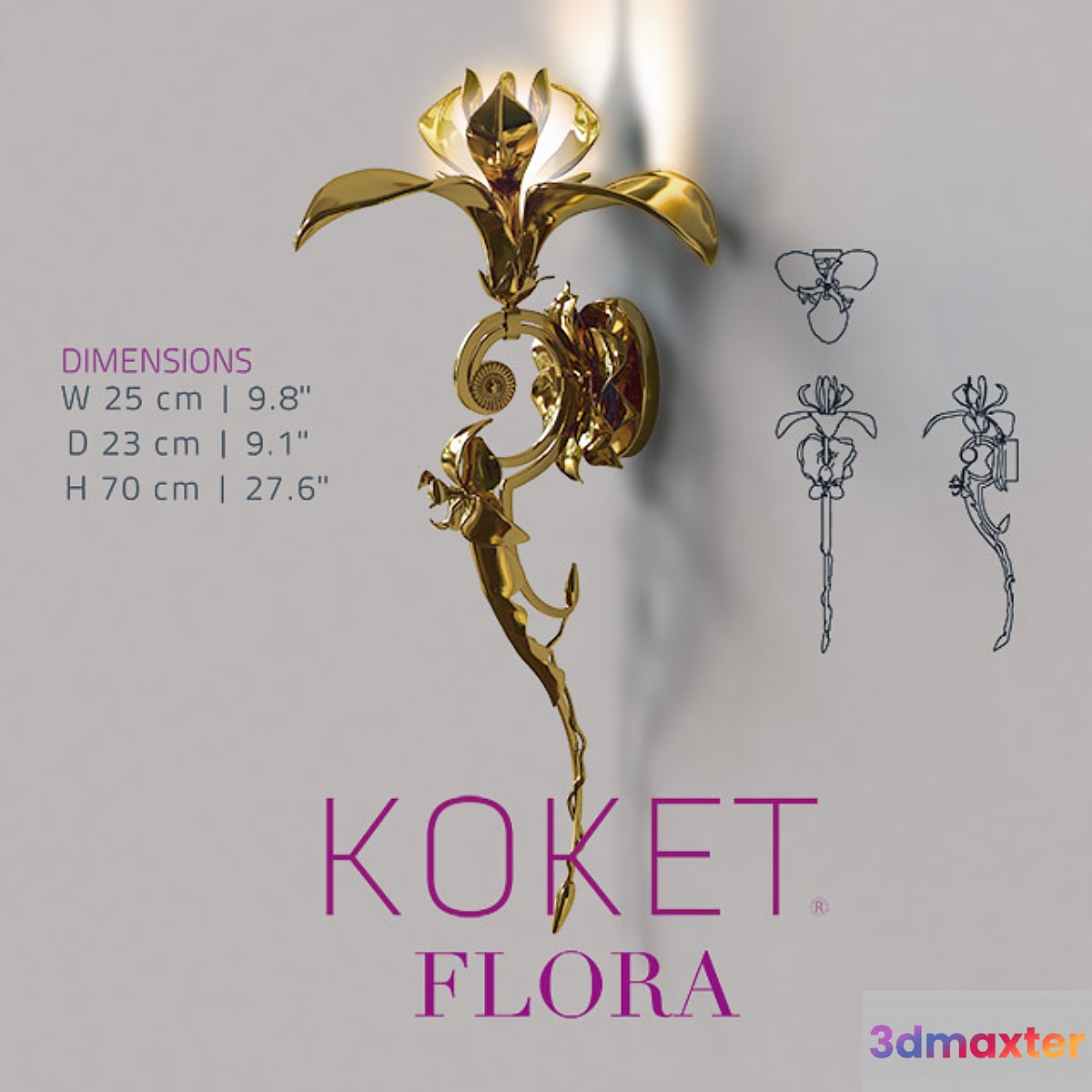 Koket Flora 3D Max