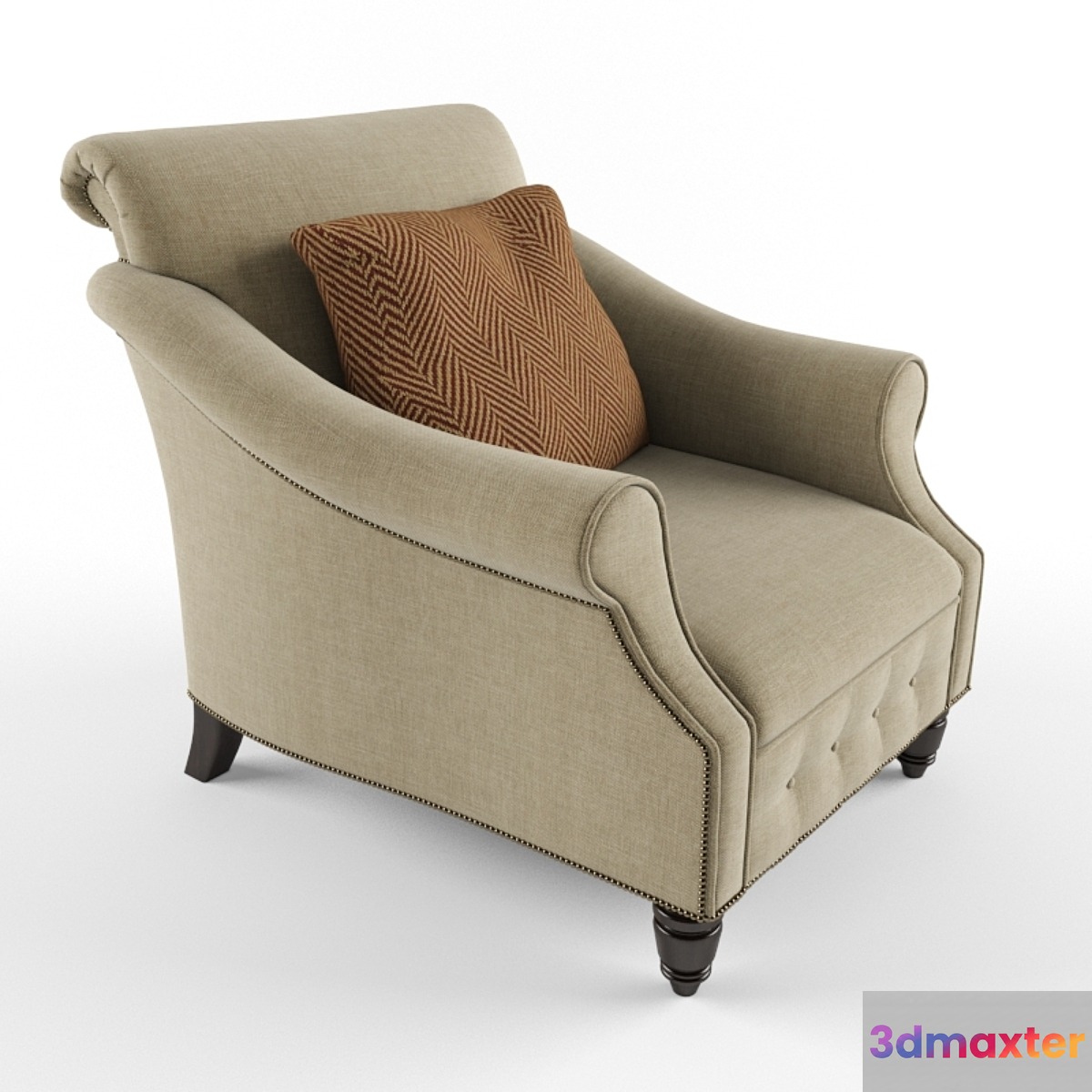 VICTORIA FALLS LOUNGE CHAIR 3D Max