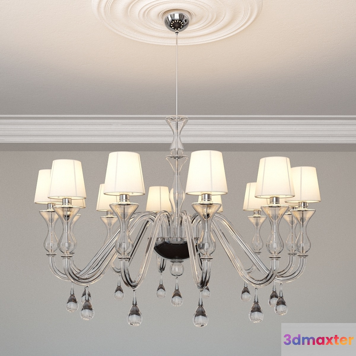 Chandelier avmazzega BRANDY 9020-12 3D Max