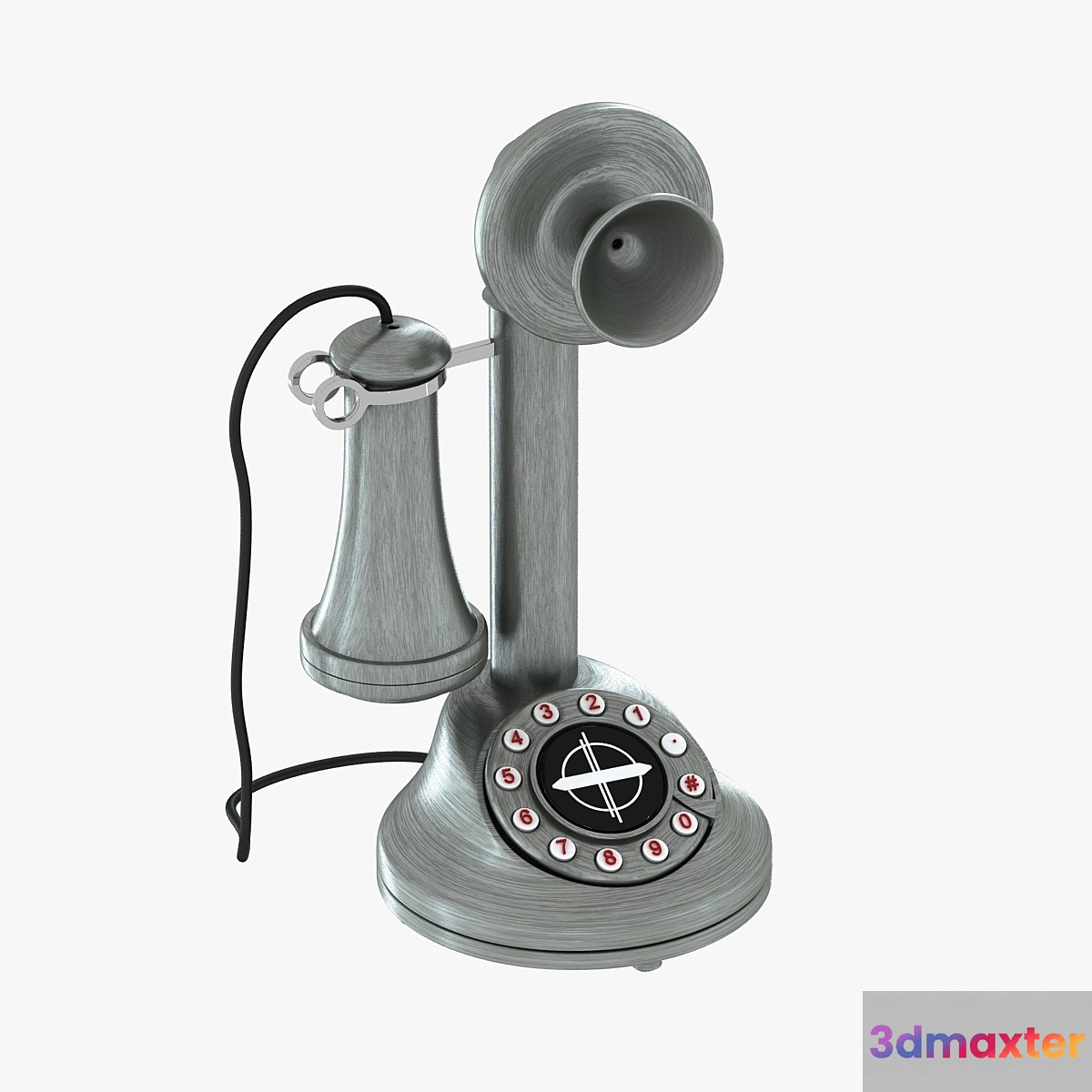 Retro phone 3D Max