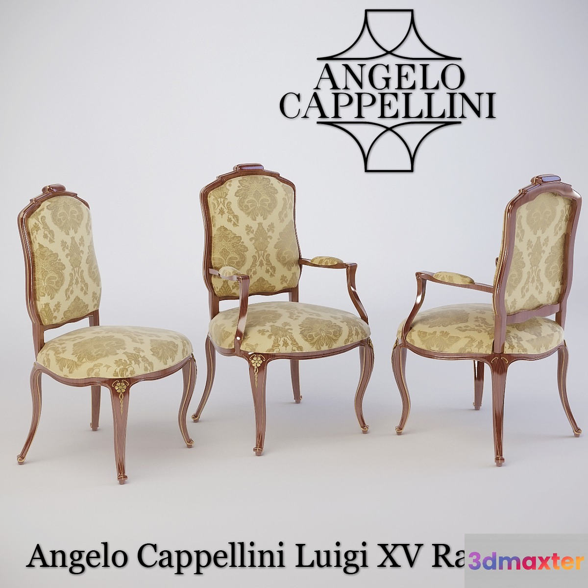 Angelo Cappellini Raffaello Chair & armchair 3D Max