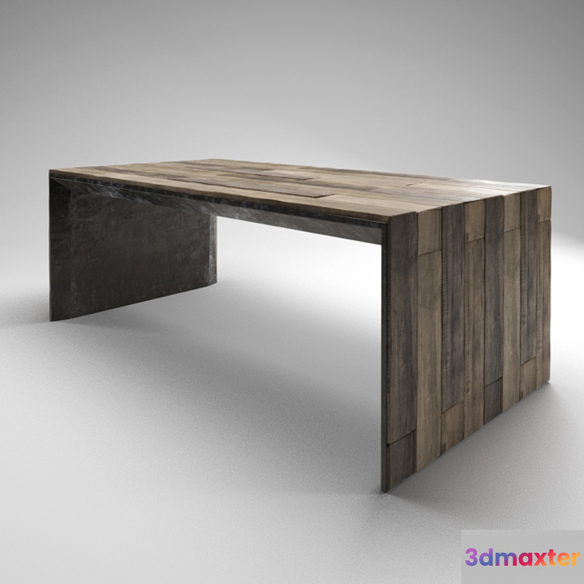 Oldwood staple 3D Max