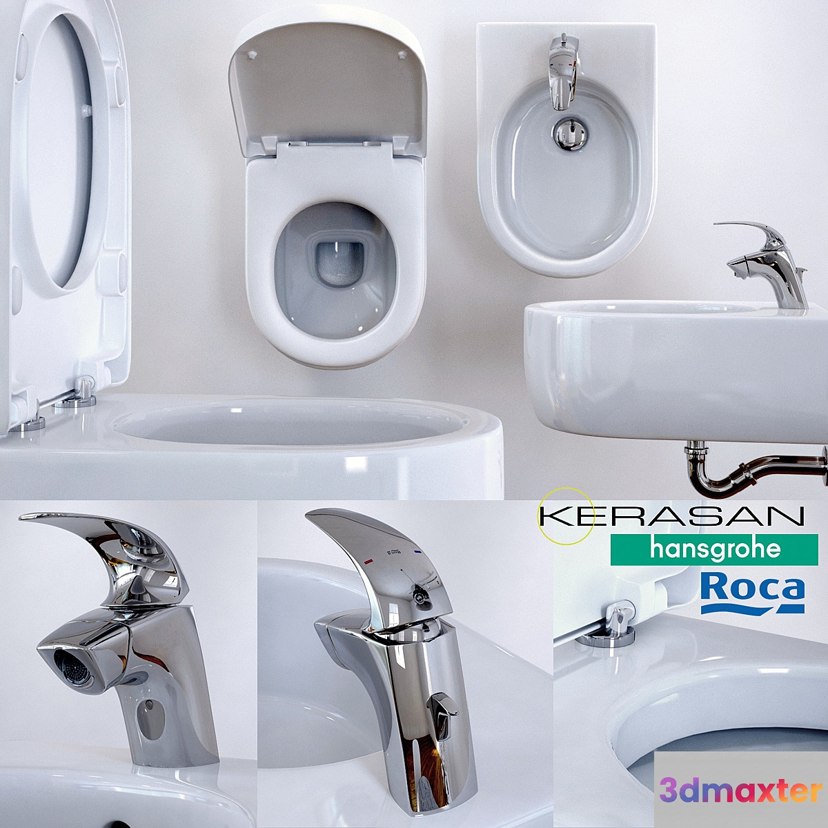toilet and bidet Kerasan FLO 3D Max