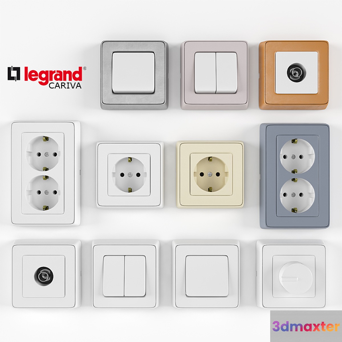 Legrand Cariva switchers and sockets