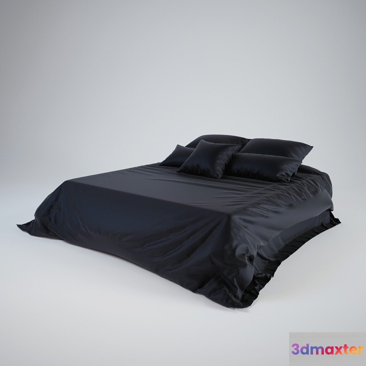 Silk bedding 3D Max