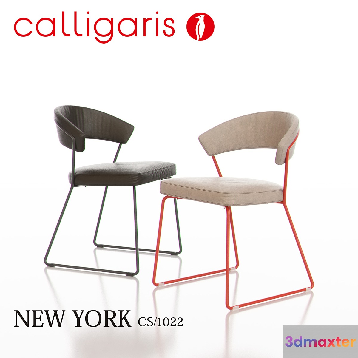 CALLIGARIS NEW YORK Metal Chair CS1022 3D Max