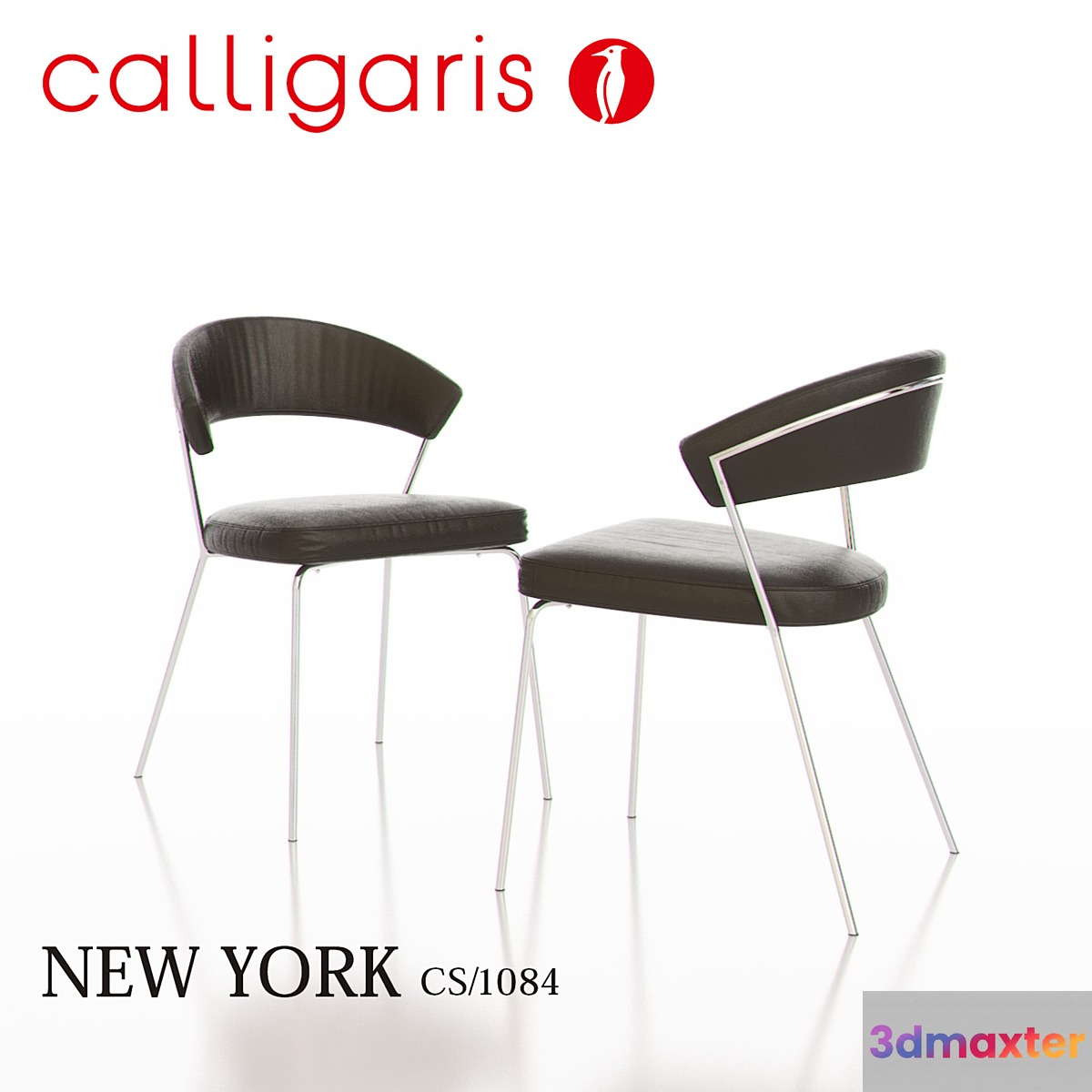 Calligaris NEW YORK Metal Chair CS1084 3D Max