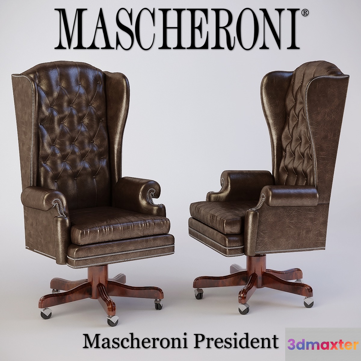 Mascheroni President Armchair 3D Max