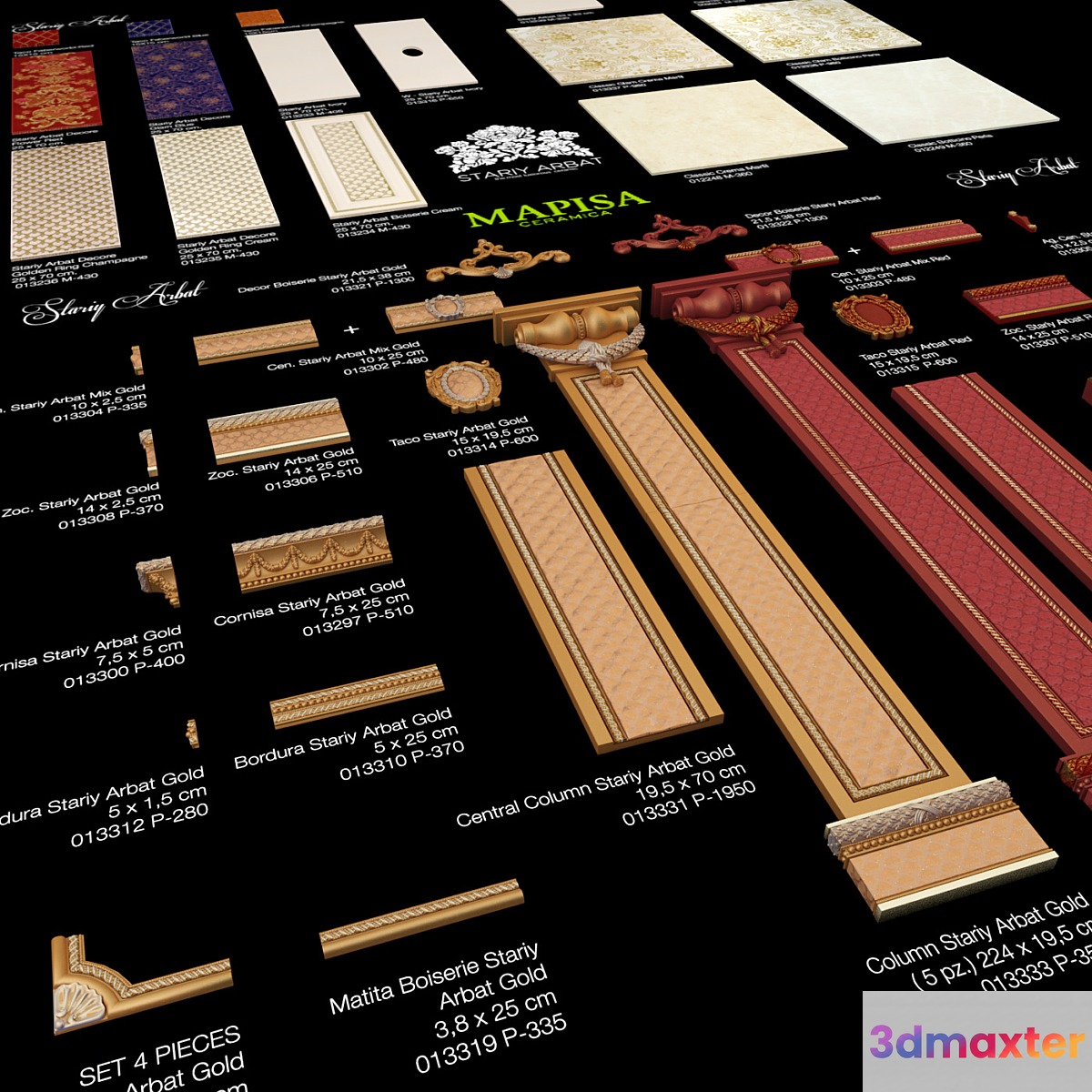 Mapisa ceramia. Stariy Arbat 3D Max
