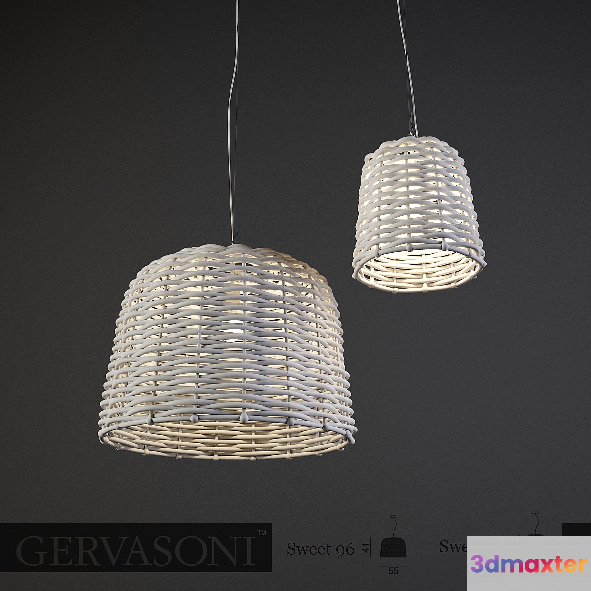 gervasoni Sweet 91 + Sweet 96 3D Max