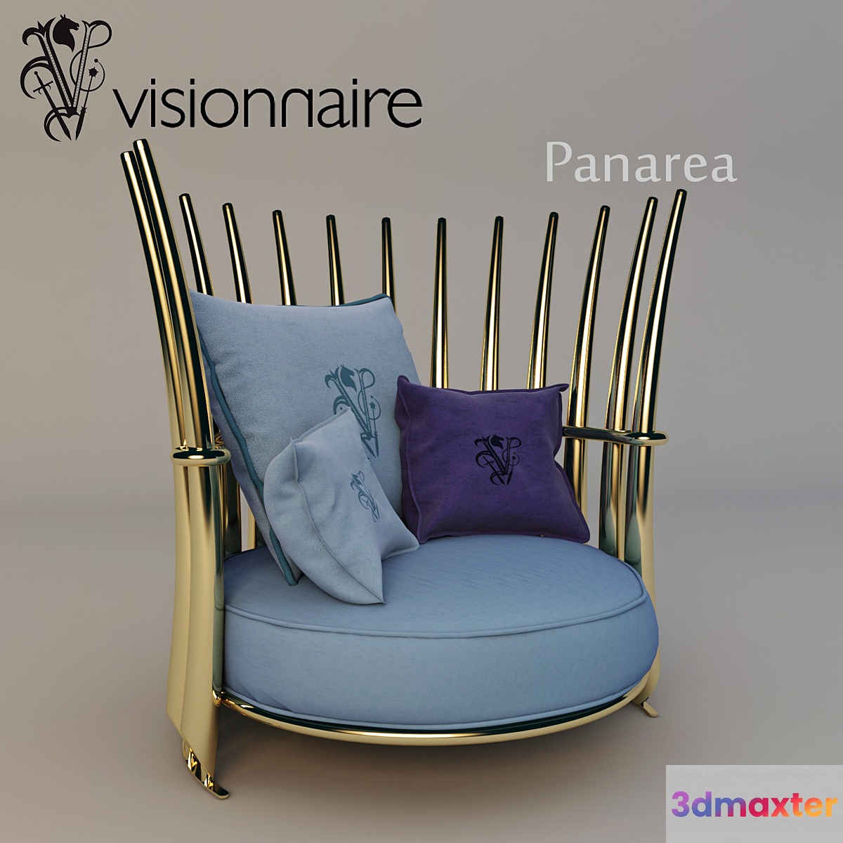 Visionnaire Panarea armchair - No.2 3D Max
