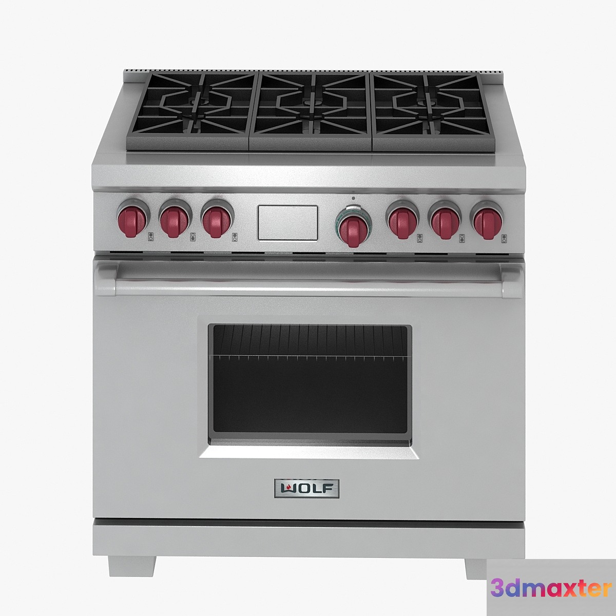Wolf gas stove - No.2 3D Max