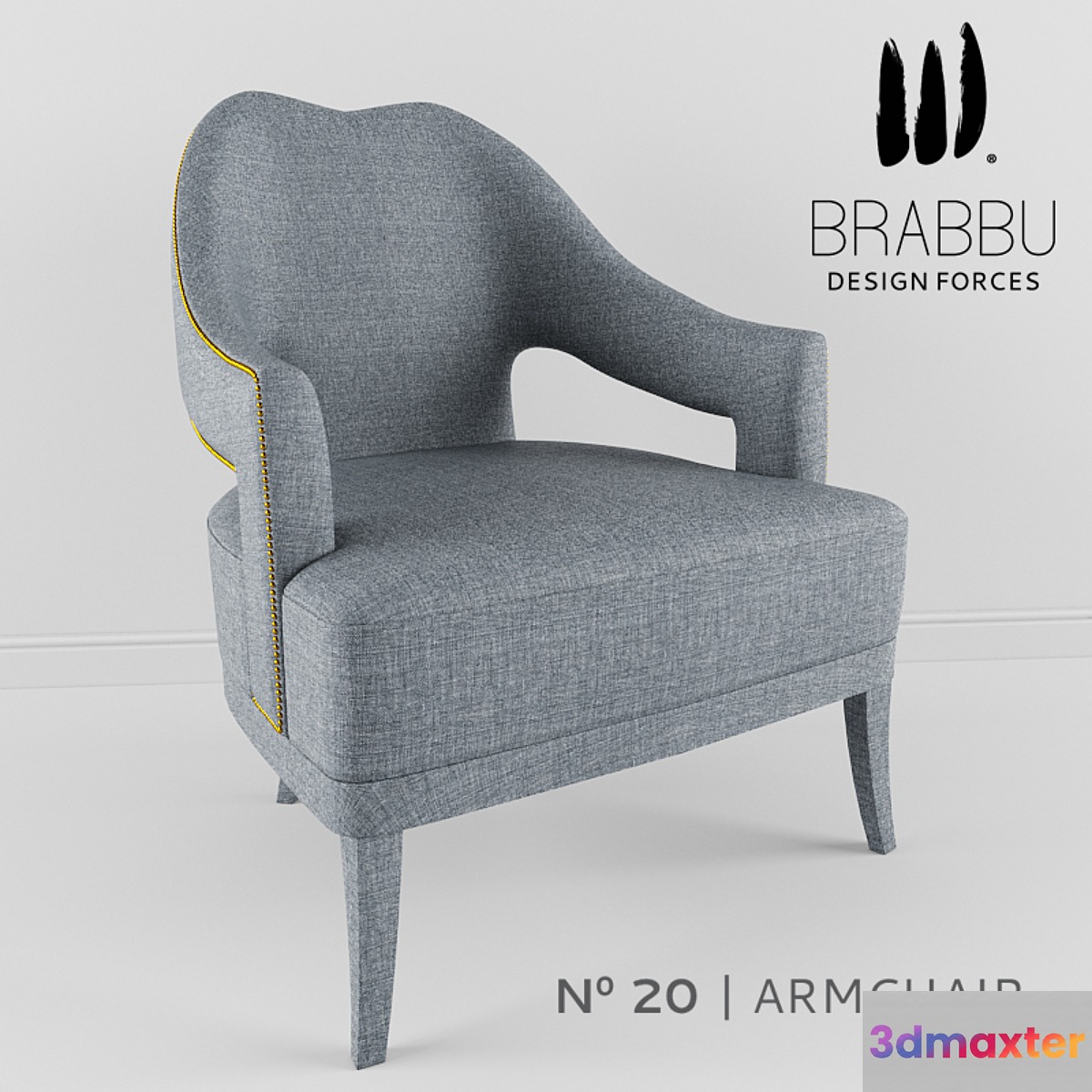 Brabbu - number 20 Armchair 3D Max