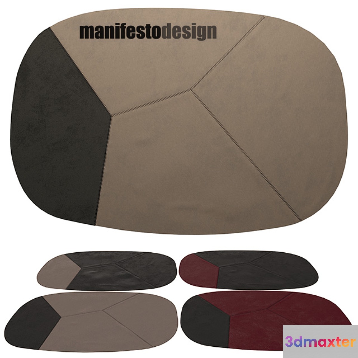 4 leather carpets Manifesto campa - No.2 3D Max