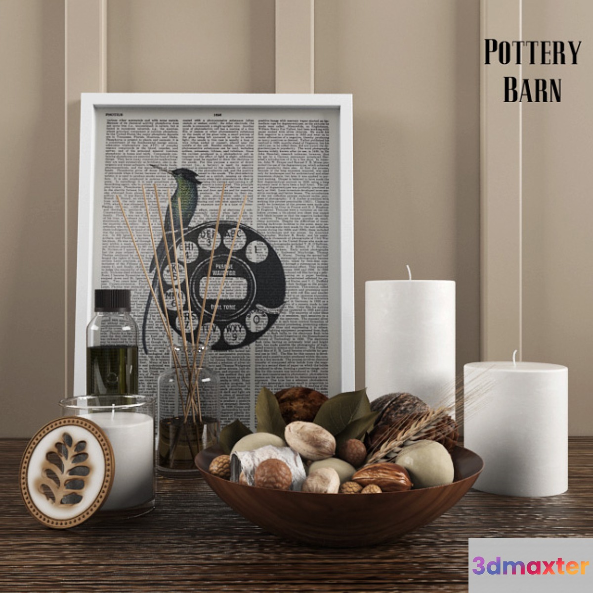 Pottery Barn HOMESCENT COLLECTION 3D Max