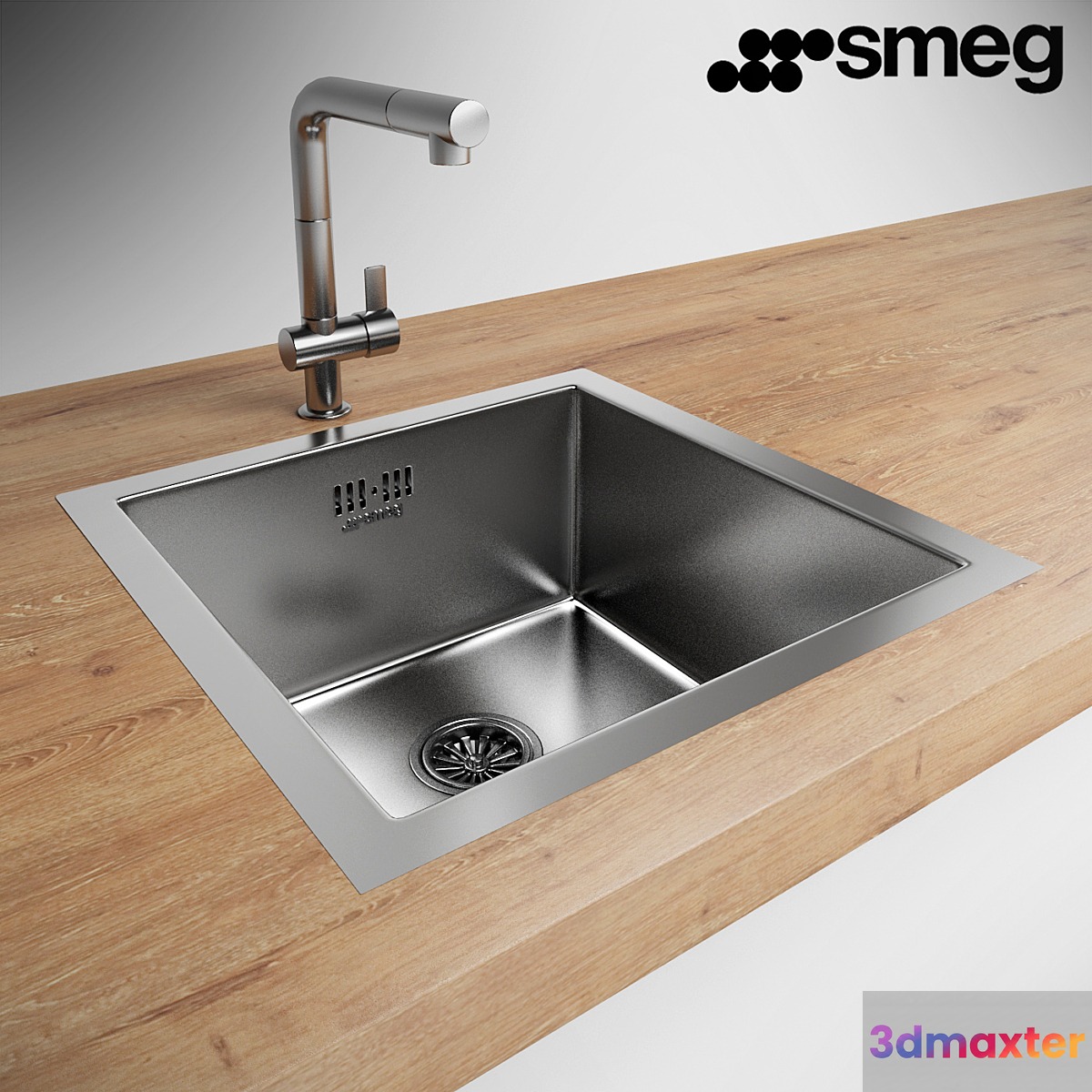 Sink Smeg VQ40-2 3D Max